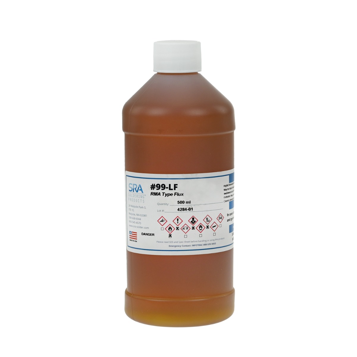 【FLS99LF-500ML】SRA #99-LF TYPE RMA ROSIN SOLDER