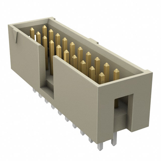 CONN HEADER VERT 20POS 2.54MM【HTST-110-01-L-D】