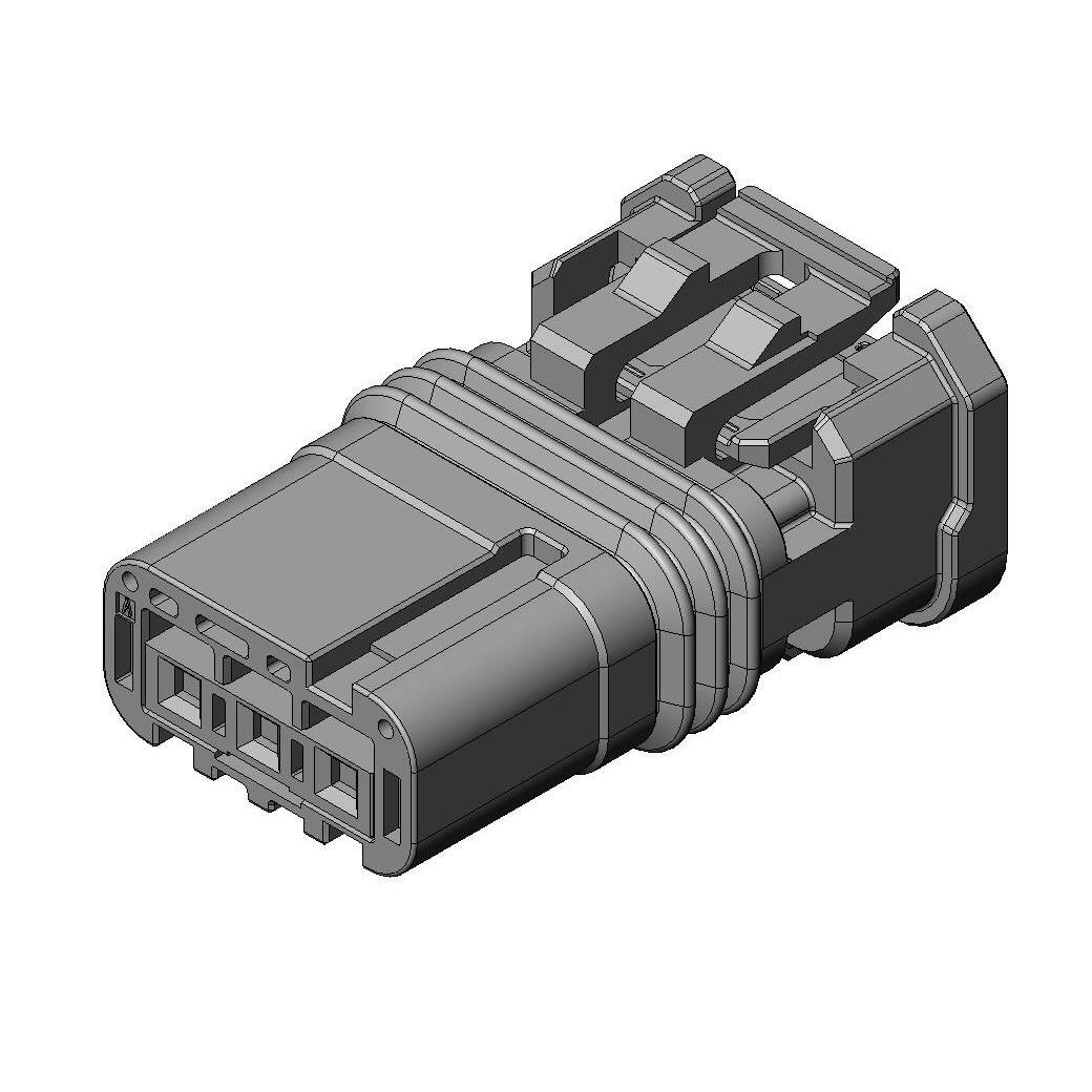 CONN SOCKET HSG 3 POS KEY B 2.54【MX80A03SZ1B】