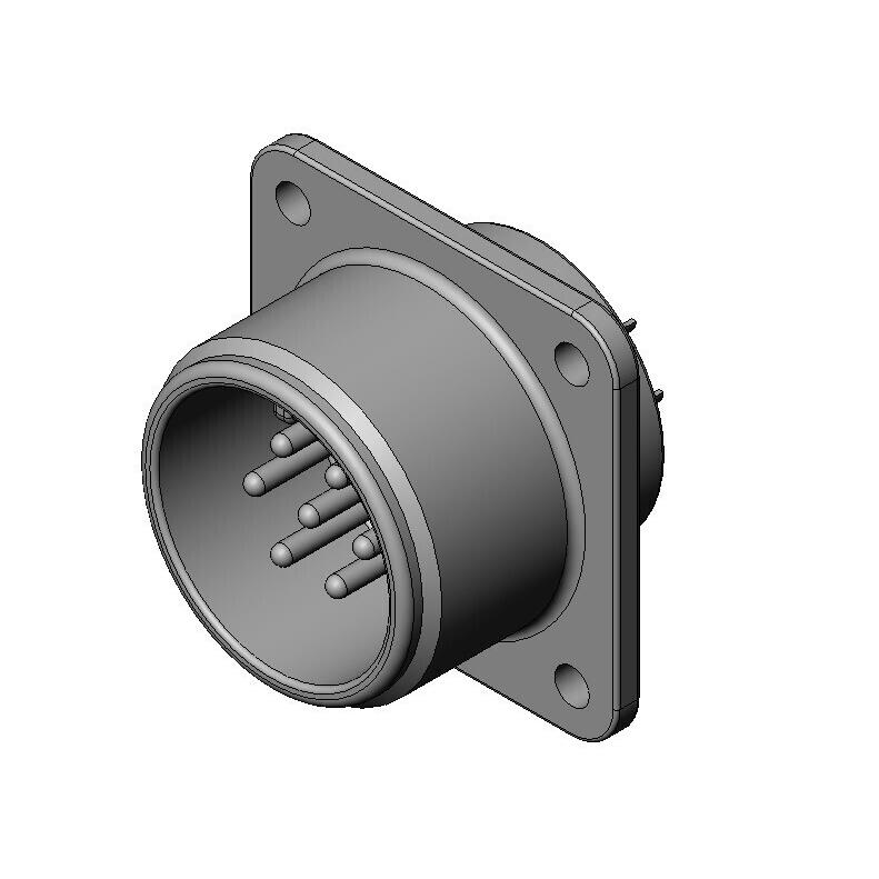【N/MS3102A16S-1P】CIRCULAR CONN, 7 POS, PANEL MNT,