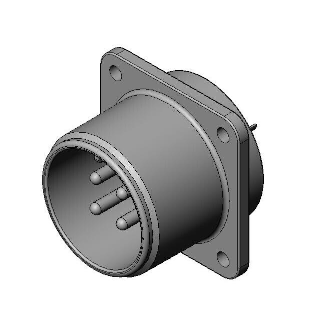 CONN RCPT MALE 4P SOLDER CUP【N/MS3102A18-10P】