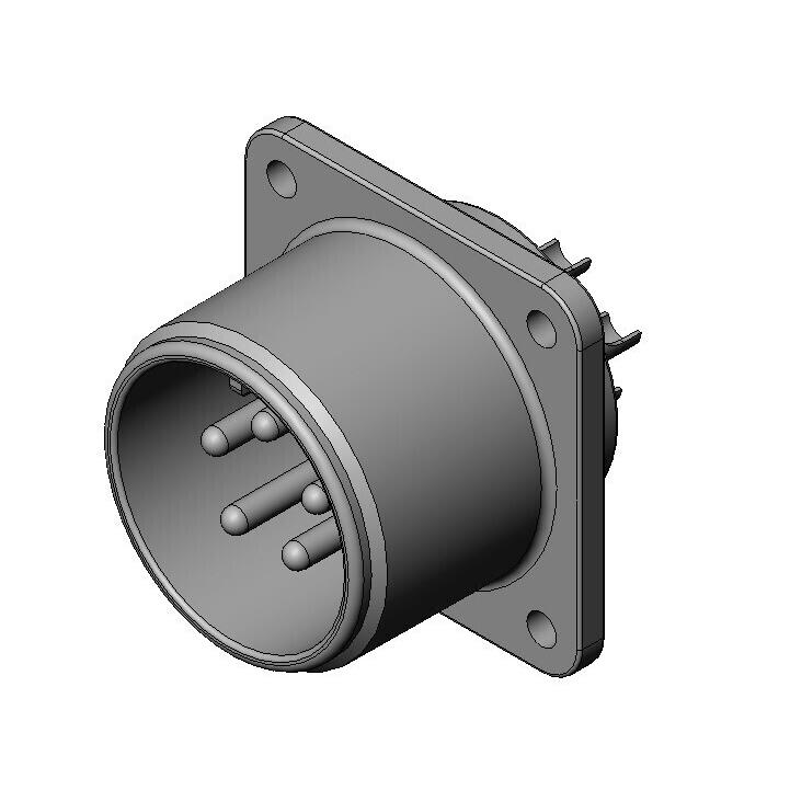 CIRC CONN 5 POS, PANEL MNT, RECE【N/MS3102A18-11P】