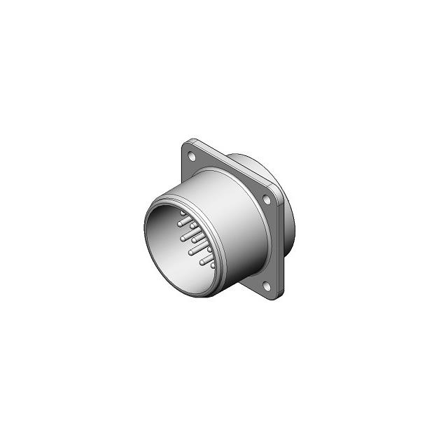 【N/MS3102A20-29P】CONN RCPT MALE 17P SOLDER CUP