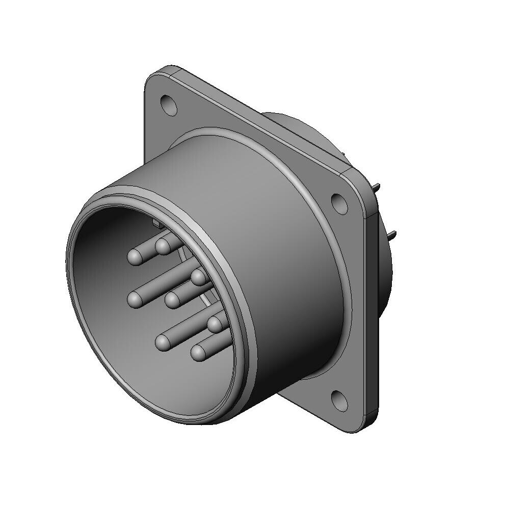 CIRC CONN 8 POS, PANEL MNT, RCPT【N/MS3102A22-23P】