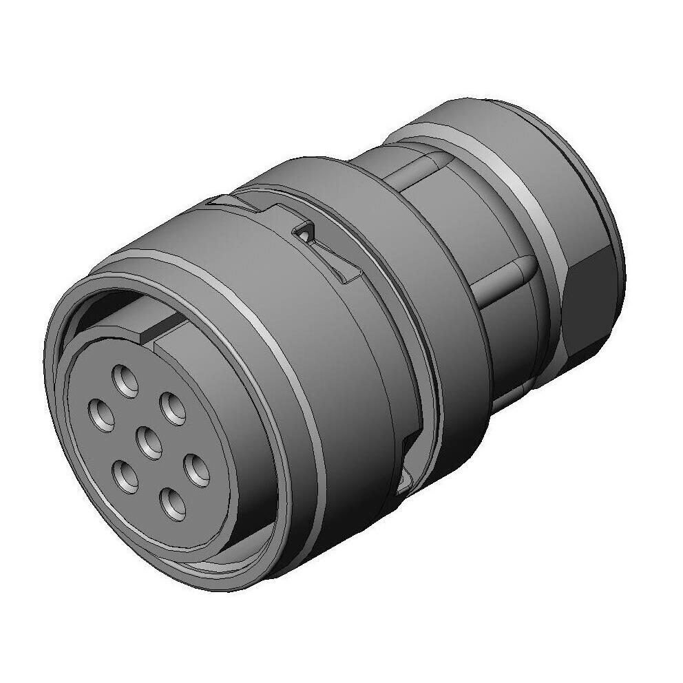 CONN PLUG FMALE 7P SOLDER CUP【N/MS3106B20-15S】