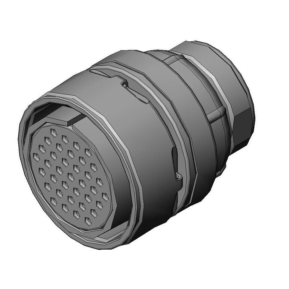 CIRCULAR CONN, 37 POS PLUG, SOCK【N/MS3106B28-21S】