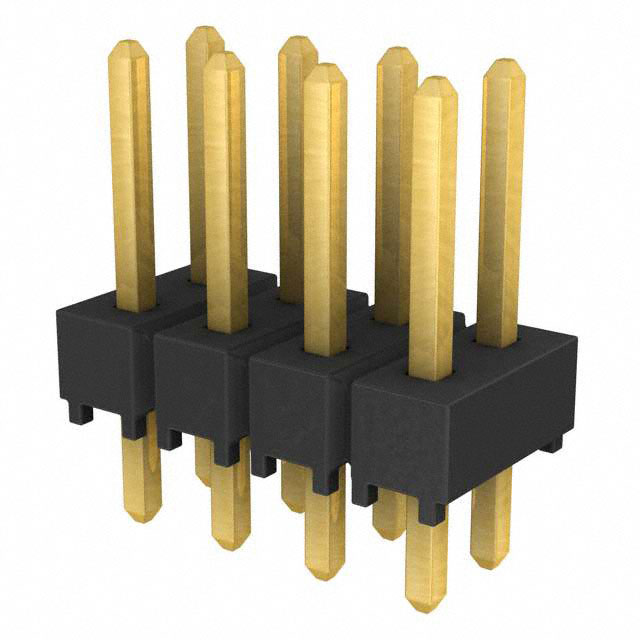 【TSW-104-07-G-D】CONN HEADER VERT 8POS 2.54MM