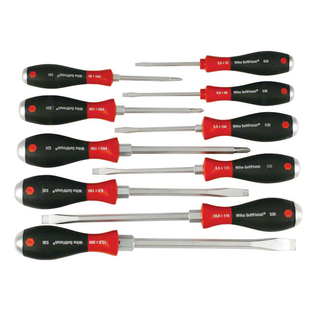 【53099】SCREWDRIVER SET PHIL/SLOT 10PC