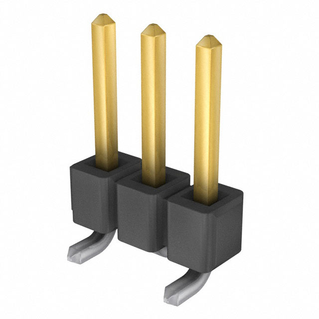 【TSM-103-01-F-SV-P-TR】CONN HEADER SMD 3POS 2.54MM