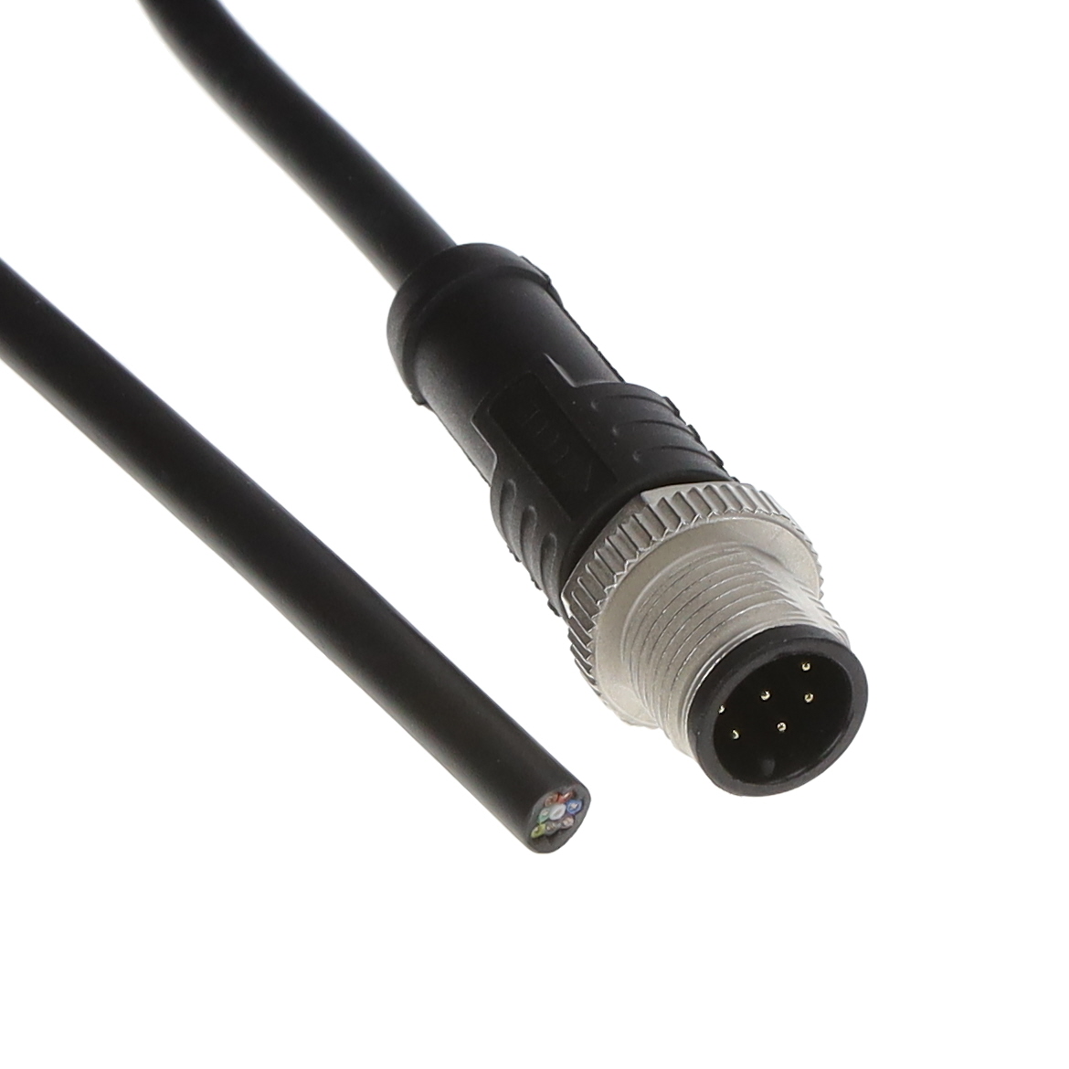 【M12A-08BMMM-SL8B01】CIRC CBL 8POS RCPT TO WIRE 3.28'