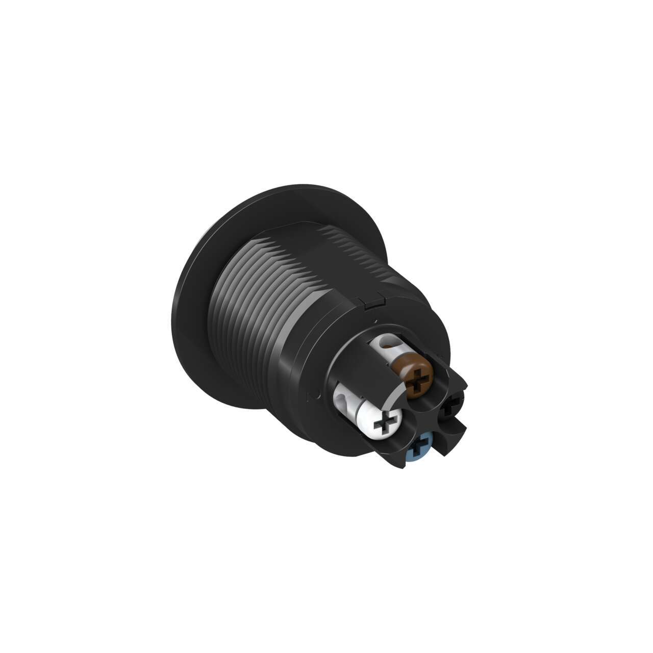 LED PNL IND BLU/ORANGE/WHT 16MM【S22LBWOPT】
