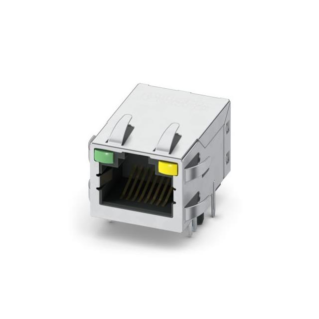 RJ45 JACK W/INTEGRATED MAGNETICS【1664027】