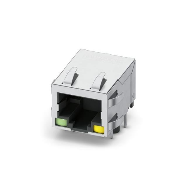 RJ45 JACK W/INTEGRATED MAGNETICS【1664094】