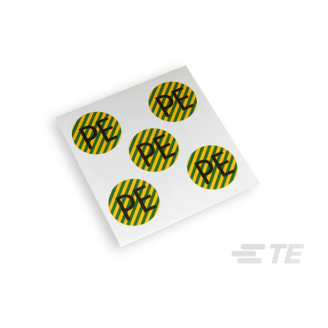 LABEL ID/RATINGS 0.49"DIA BK/YLL【LKZ12PE】