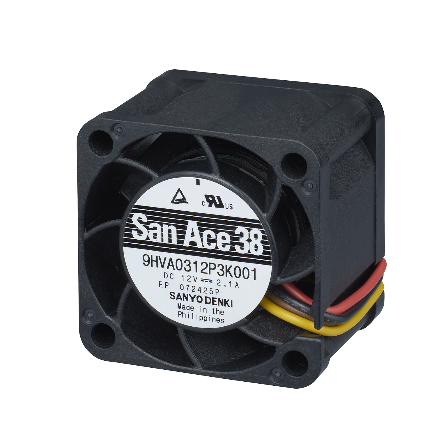 【9HVA0312P3G0011】38X28MM, DC 12V, HIGH STATIC PRE