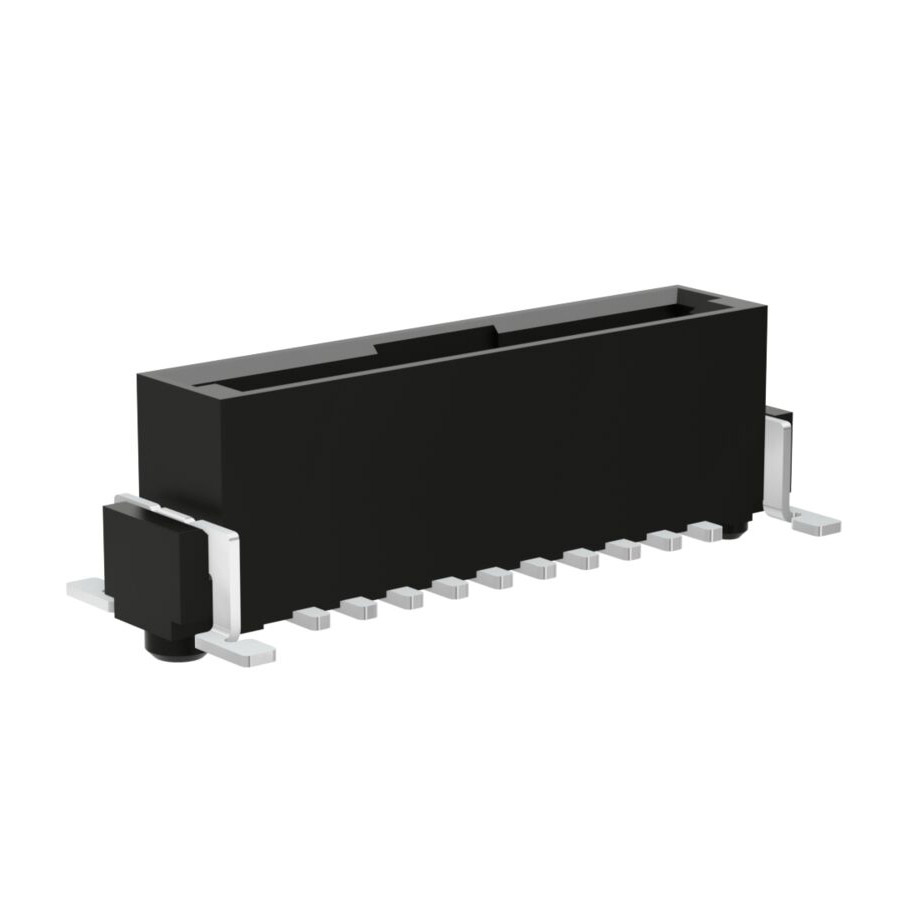 10 POS MALE SIL VERT SMT T&R【M55-3001042R】