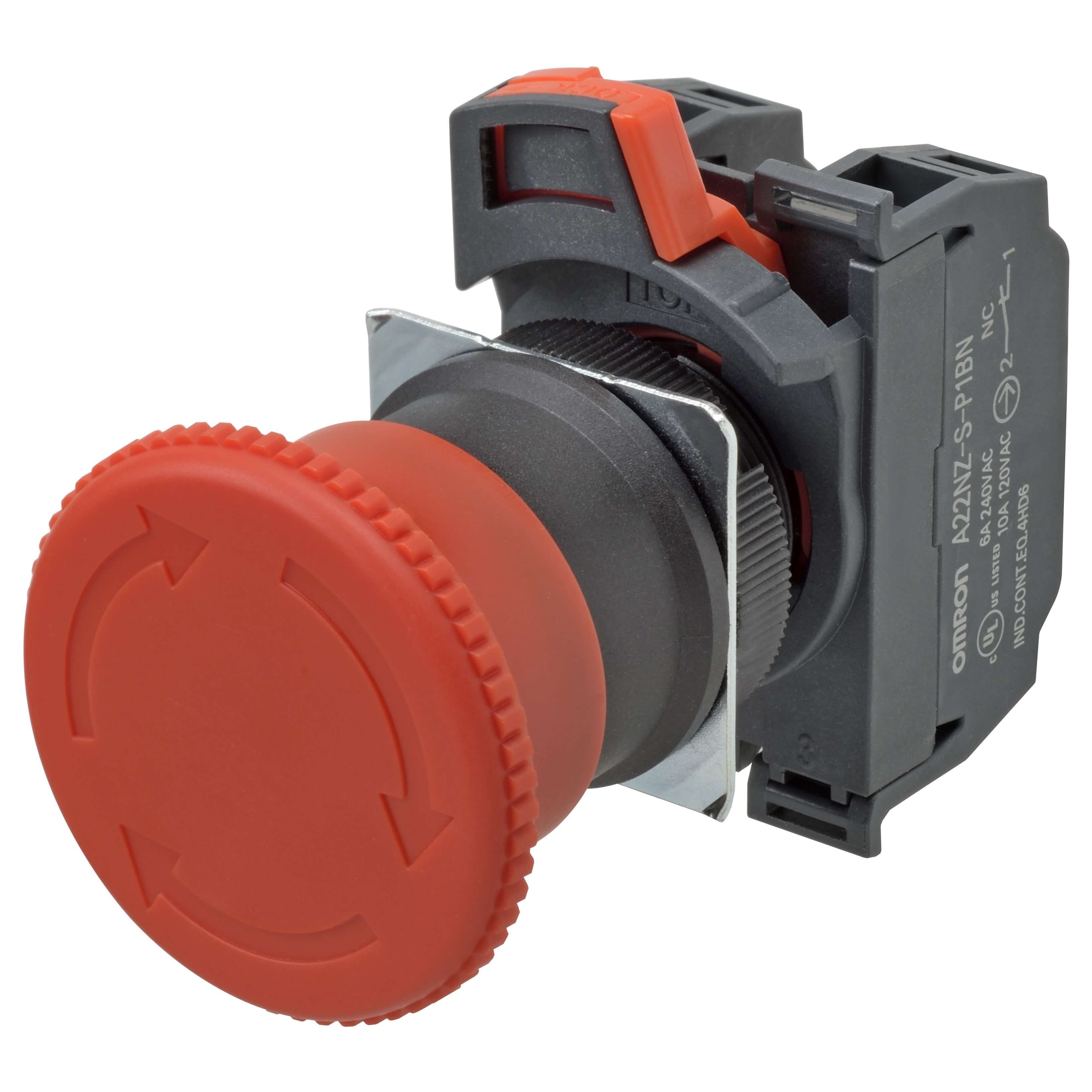 【A22NE-M-P222-N】SWITCH E-STOP 40MM[トレイ]