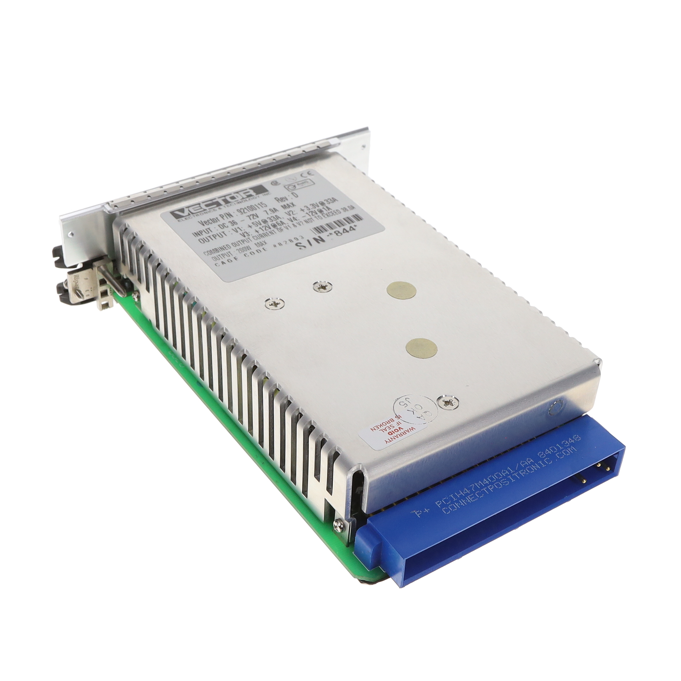 【92100115】POWER SUPPLY,200W 36-72VDC,3U X
