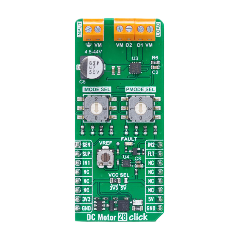 【MIKROE-6505】DC MOTOR 28 CLICK - FTG