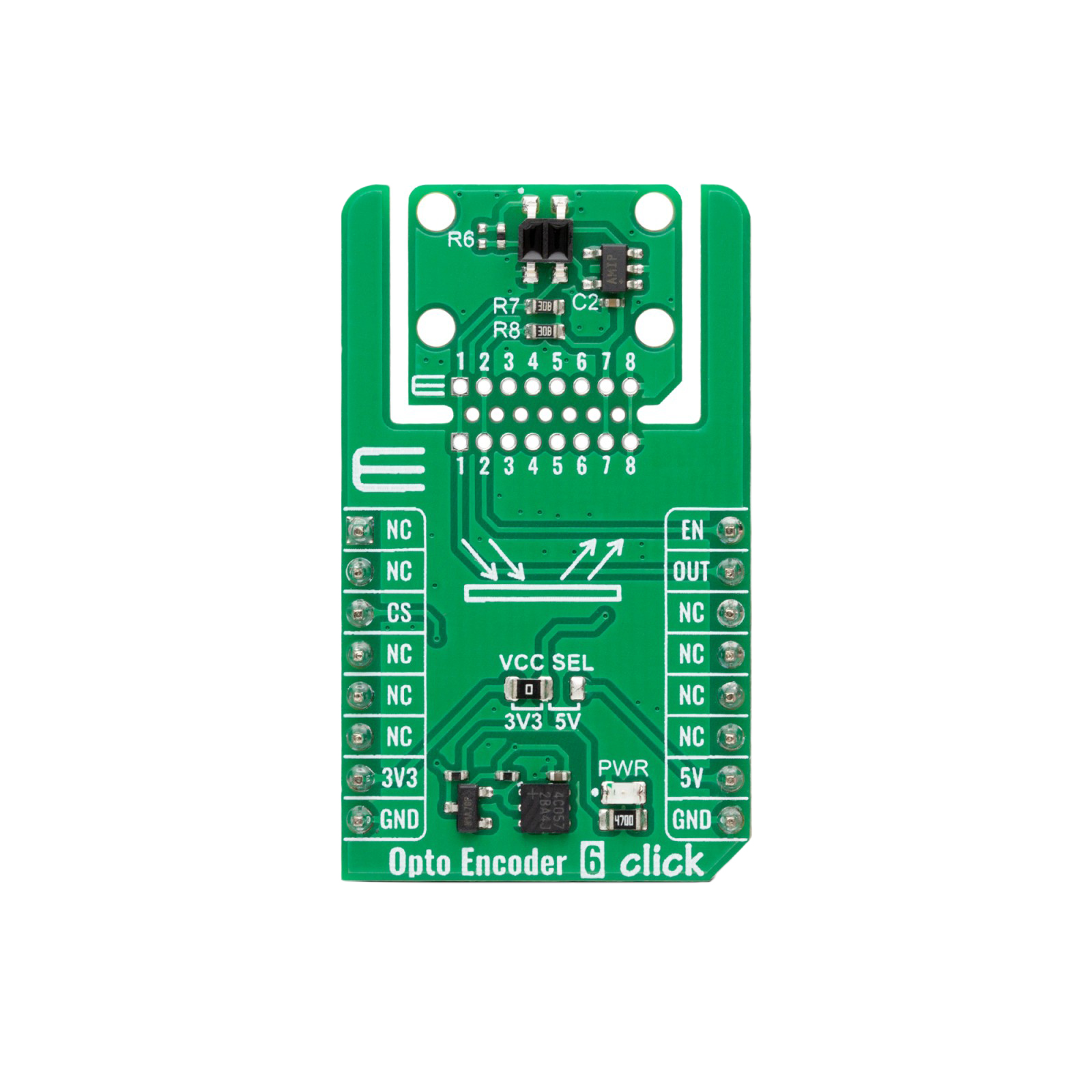【MIKROE-6569】OPTO ENCODER 6 CLICK