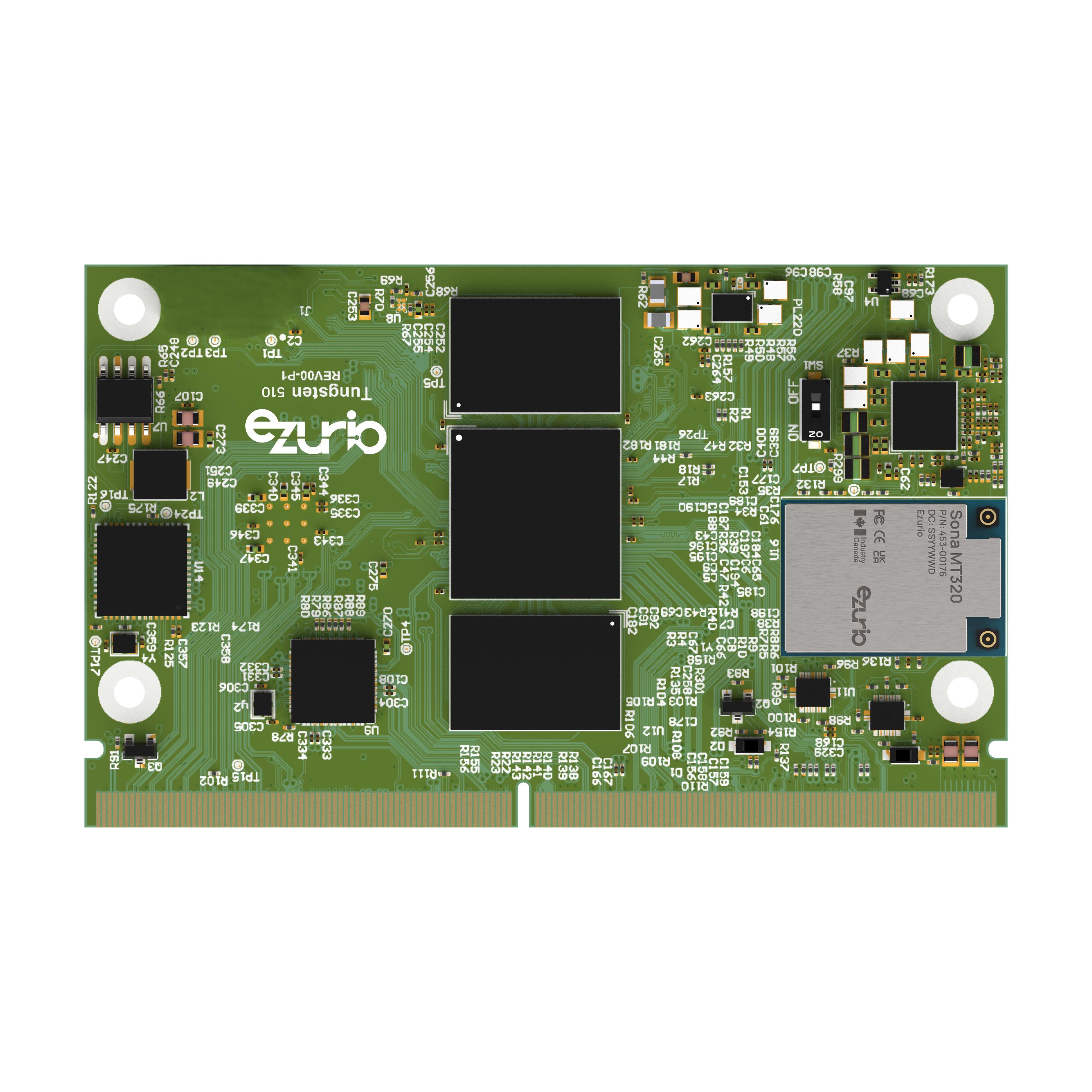 【T510_SMARC_SOM_4R16E_MT320_2M】Tungsten510 SMARC SOM：Genio 510