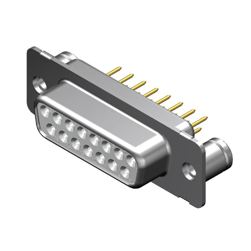 CONN D-SUB RCPT 15POS VERT SLDR【1731091323】
