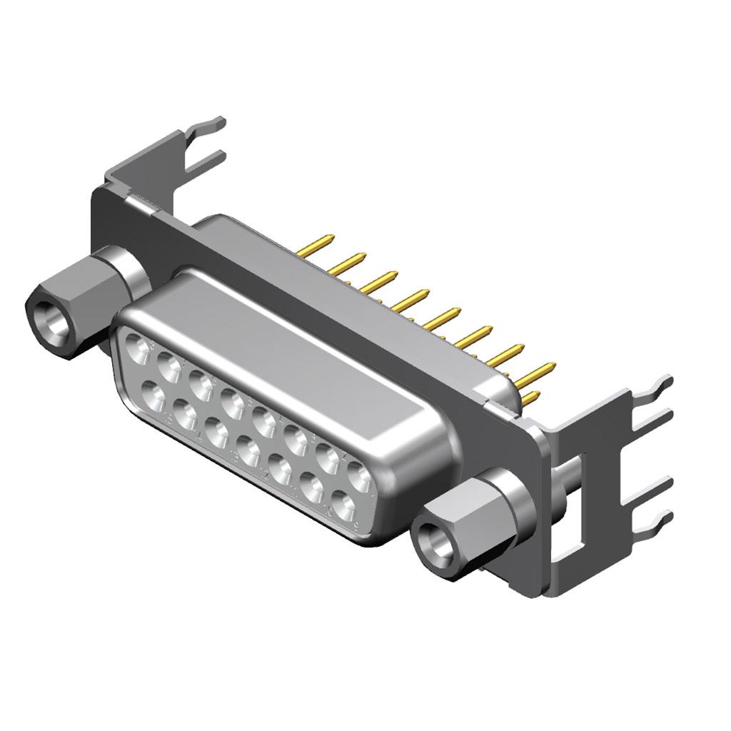 CONN D-SUB RCPT 15POS VERT SLDR【1731091336】