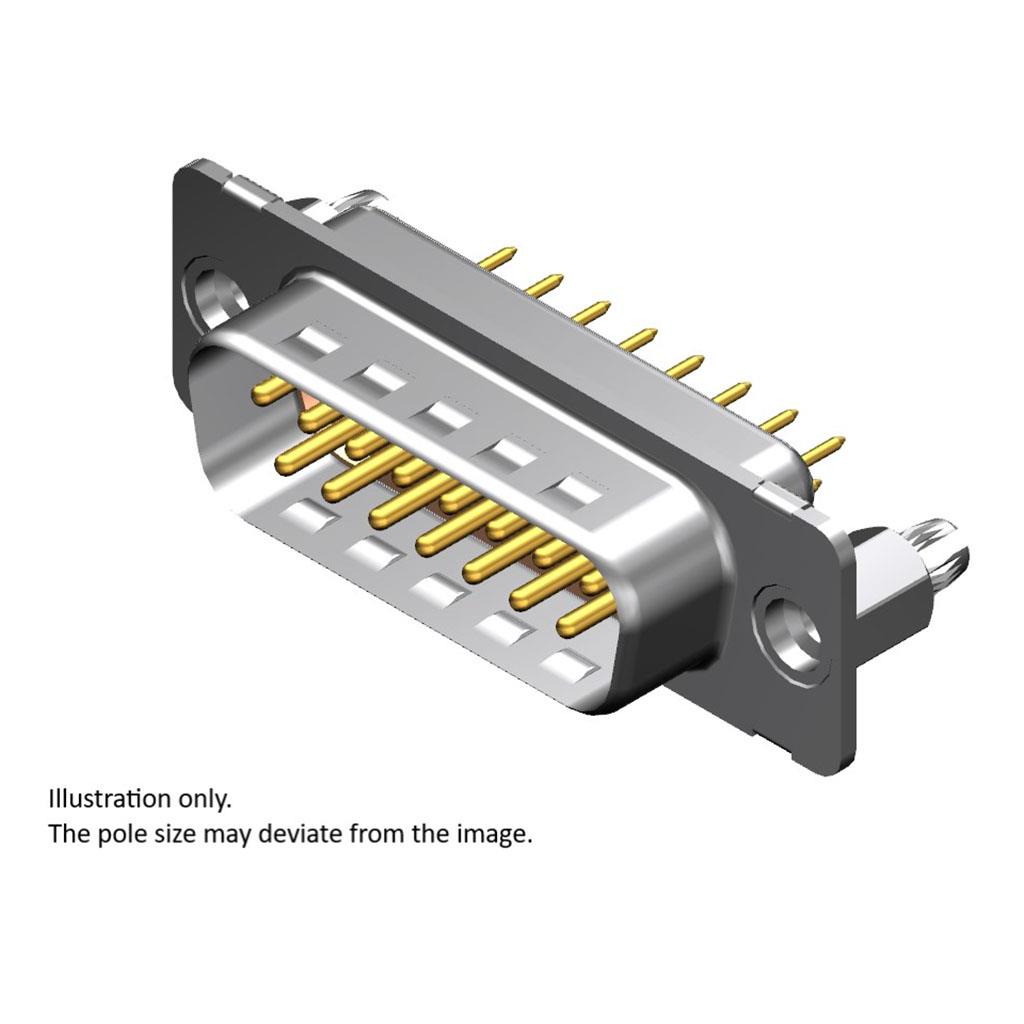 CONN D-SUB PLUG 25POS VERT SLDR【1731092124】