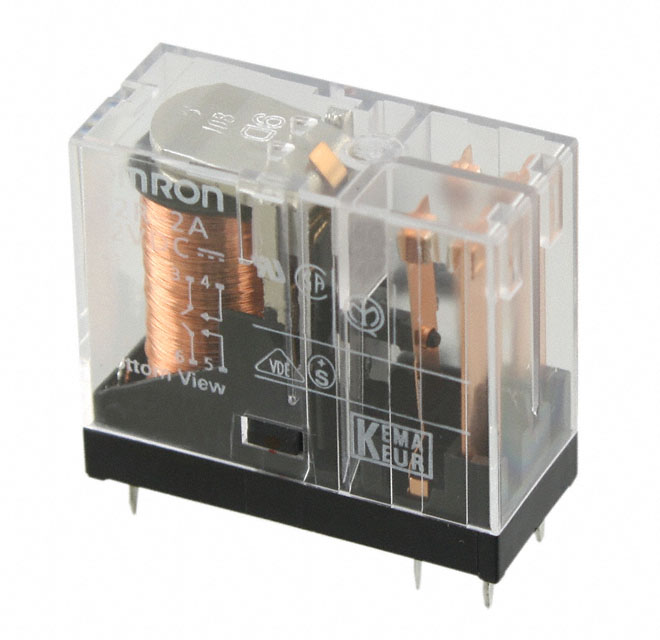 【G2R-2A DC24】RELAY GEN PURPOSE DPST 5A 24V