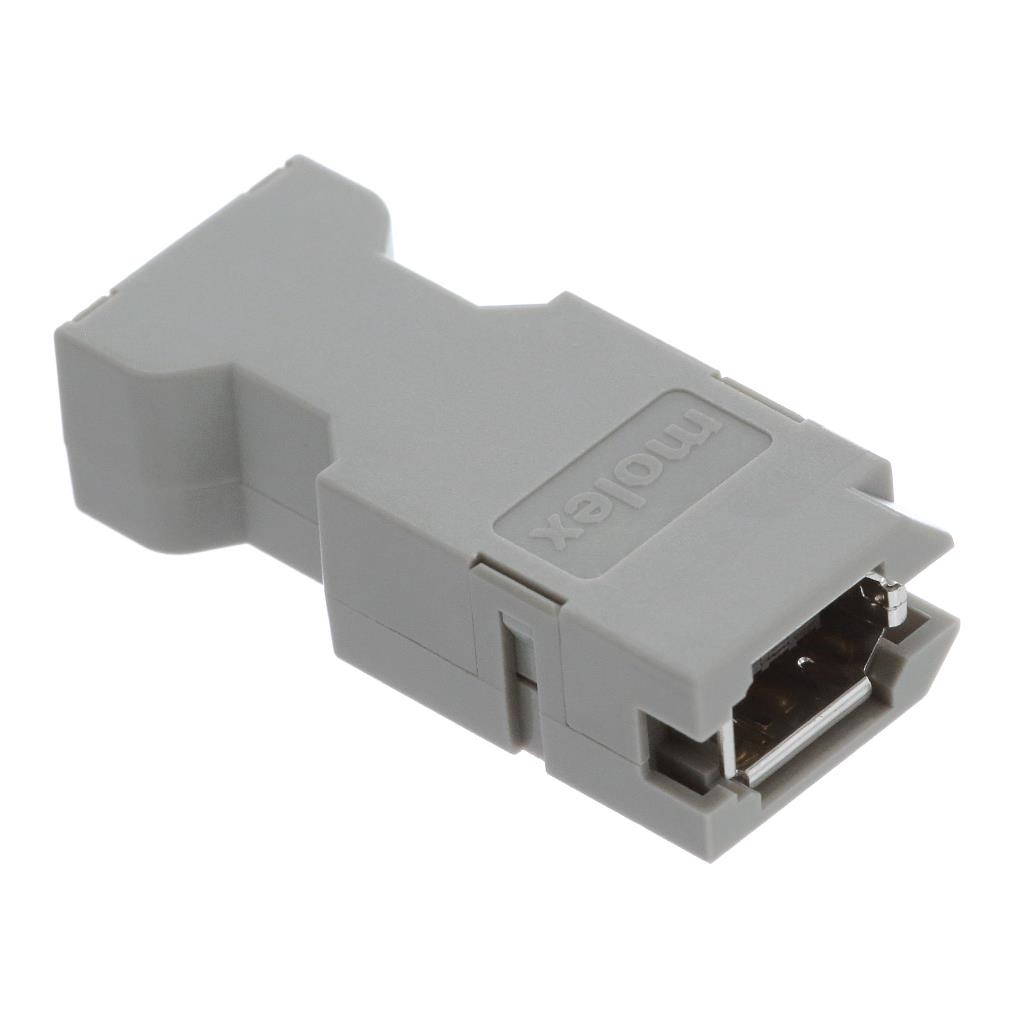CONN SERIAL I/O RCP 6POS SLD STR【0542800609】