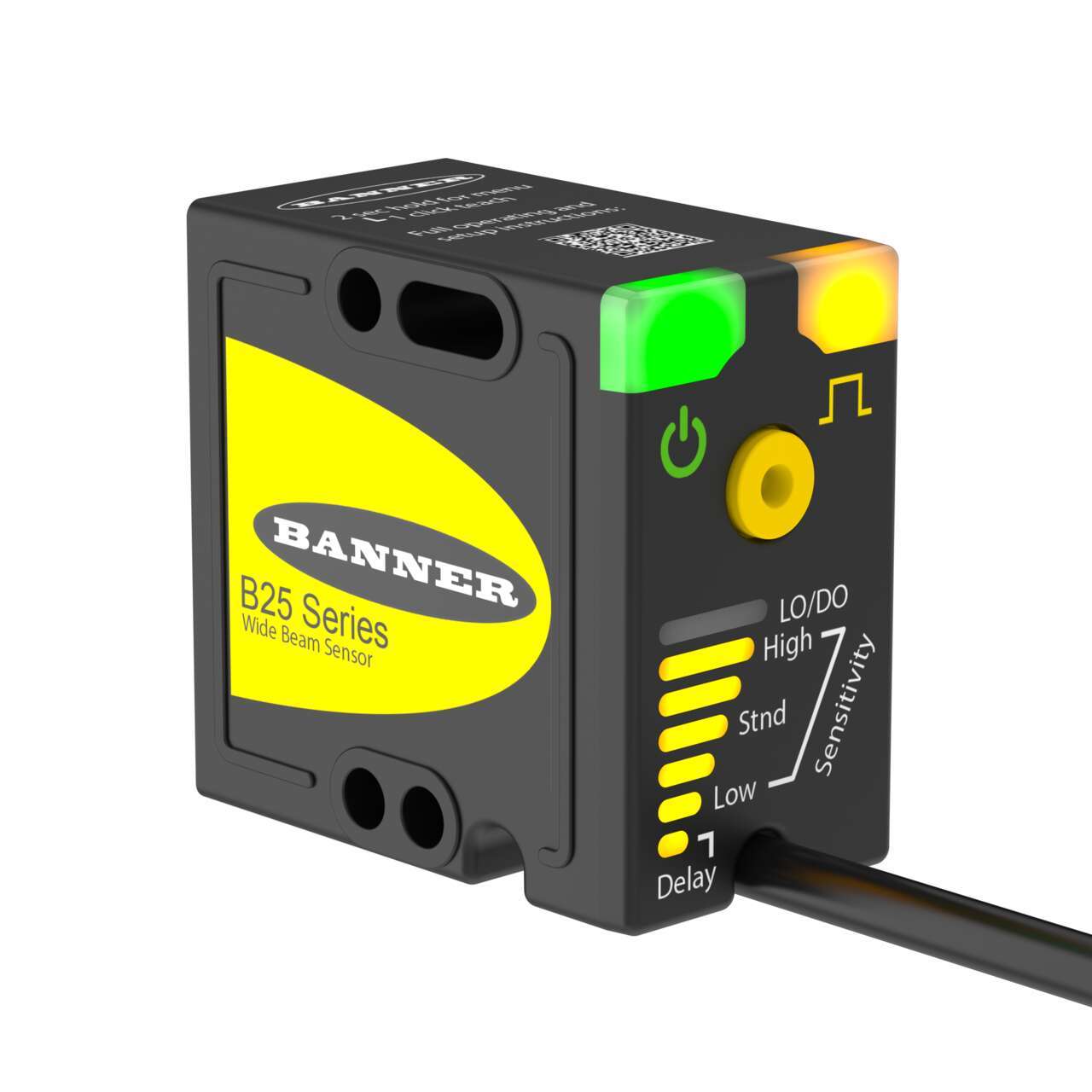【B25-K6LP-Q5】SENSOR, RETROREFLECTIVE, M12