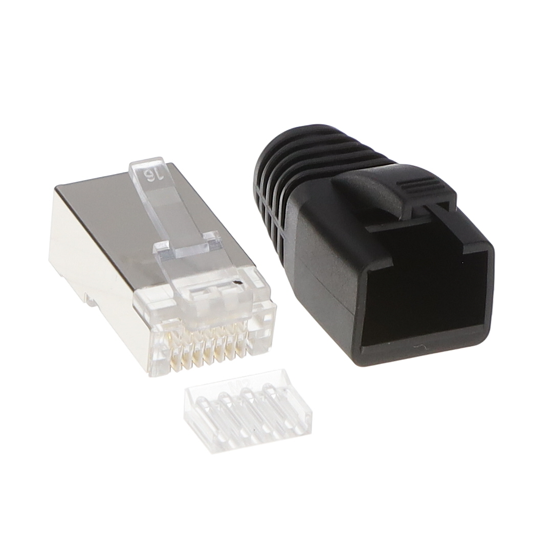 【MHRJC6AR2411】8P8C CAT6A SHIELDED PLUG KIT, 6.
