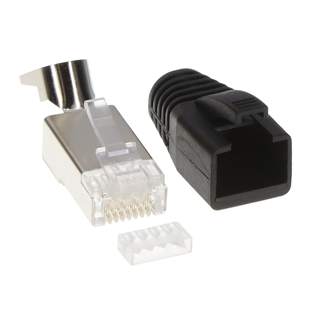 【MHRJC6AR3621】8P8C CAT6A SHIELDED PLUG KIT, 1.