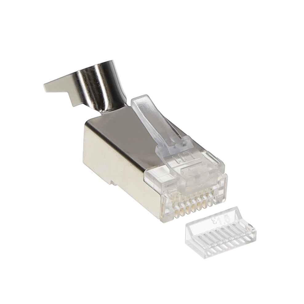 【MHRJC6R122N】8P8C CAT6 SHIELDED PLUG, 50U" PL