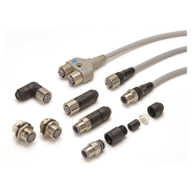 CONN PLUG MALE 4P GOLD SLDR CUP【XS2M-A423】