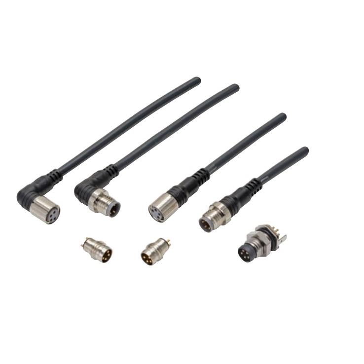 M8 SM RND CABLE SOCKET STR 5M【XS3F-M321-305-A】