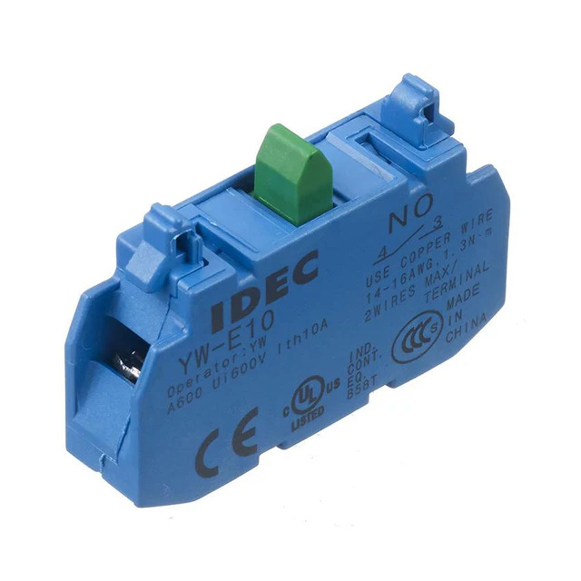 CONTACT BLOCK SPST-NO 10A 120V【YW-E10】