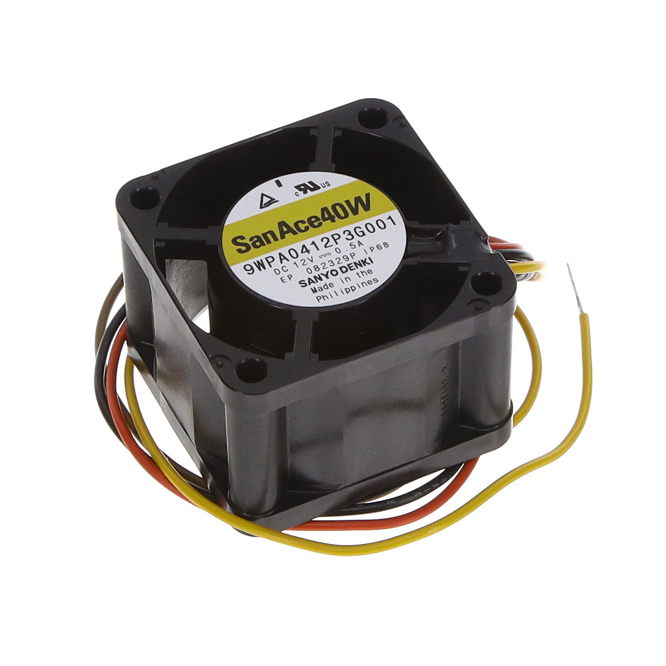 【9WPA0412P3G001】FAN AXIAL 40X28MM 12VDC WIRE