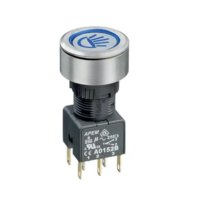 CONFIG SWITCH LENS BLUE RECT【A0161F】