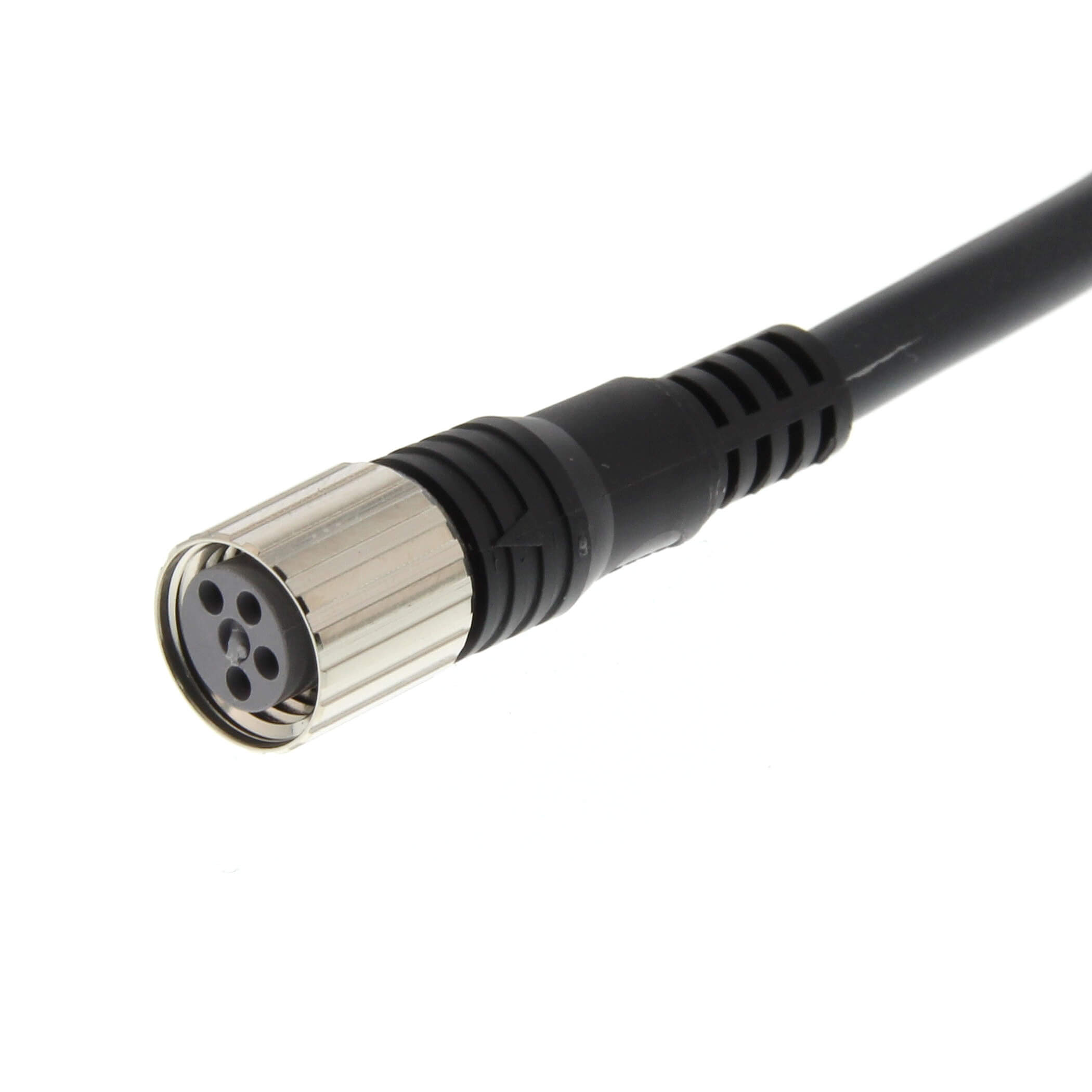 CIRC CBL 4POS PLUG TO WIRE 6.56'【XS3F-M421-402-R】