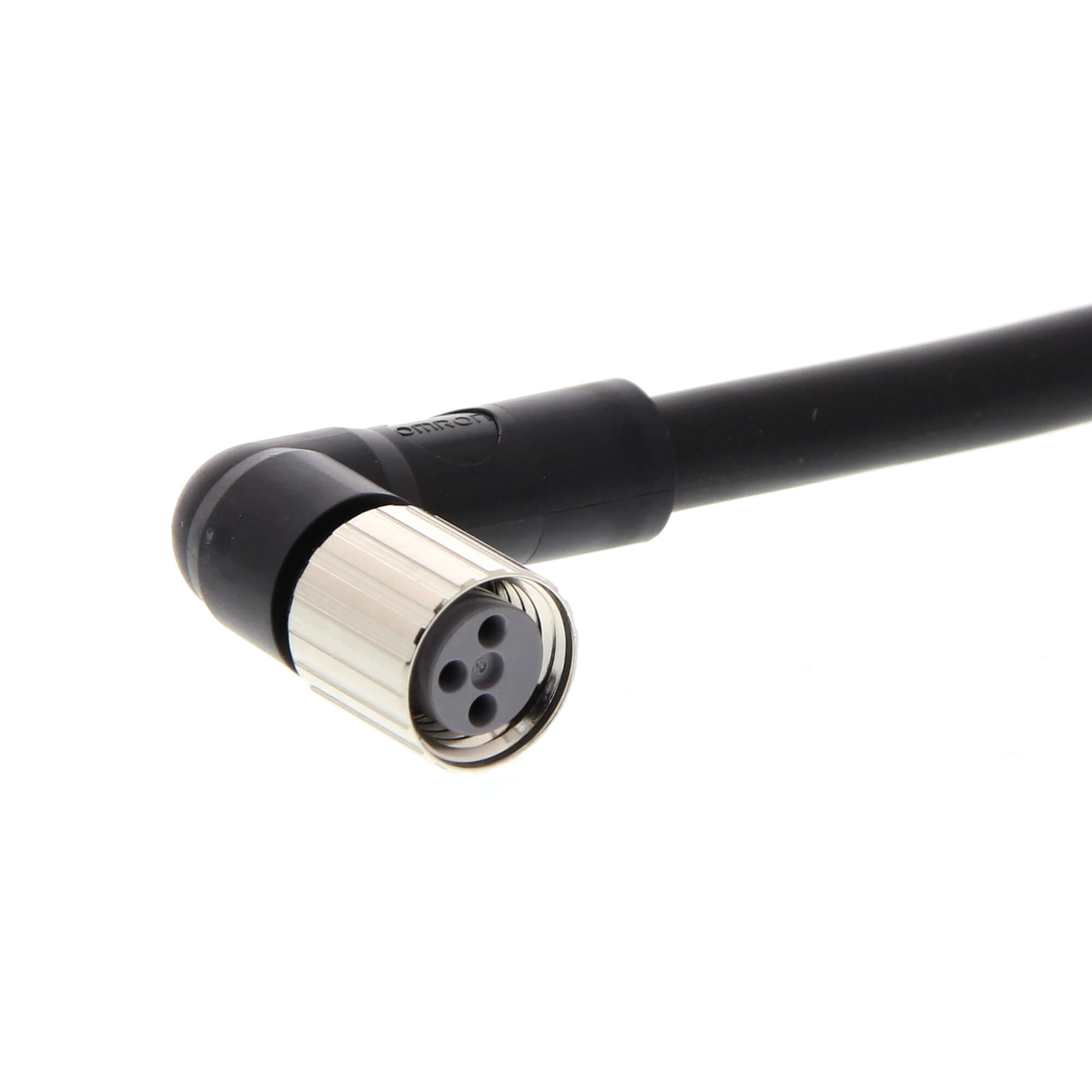 【XS3F-M8PVC3A10M】SINGLE M8 PVC 3WIRE ANGLED 10M