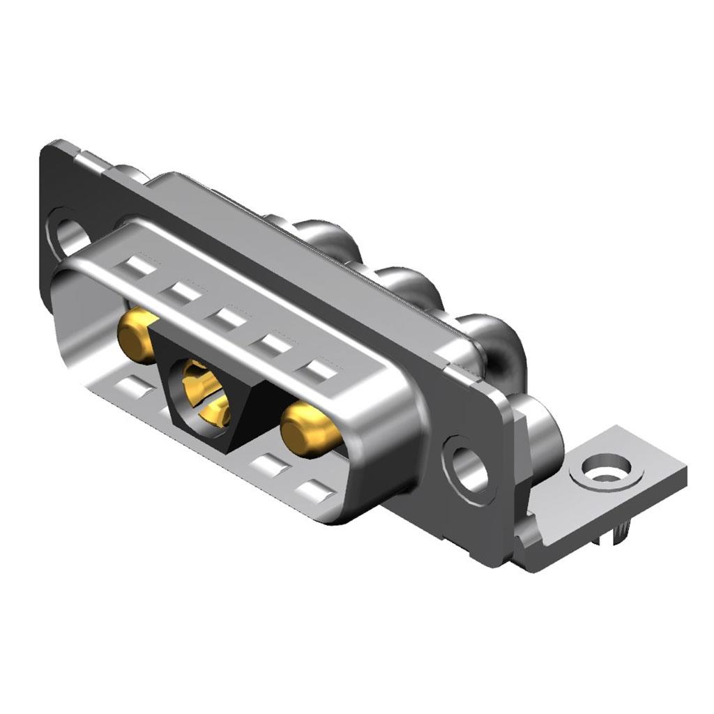 CONN D-SUB PLUG 3POS R/A SOLDER【1731070805】