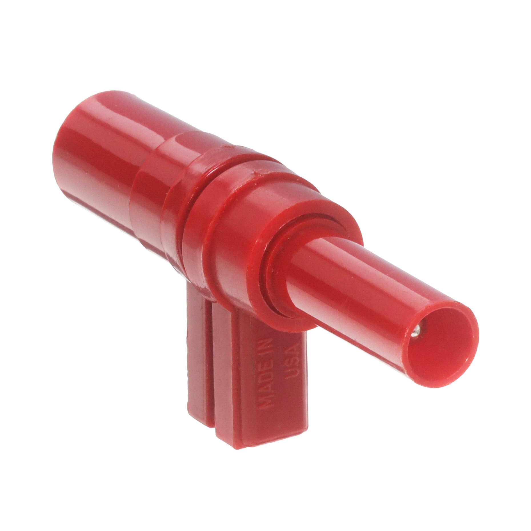 【9306RED】CONN BANANA PLUG STACK SLDRLESS