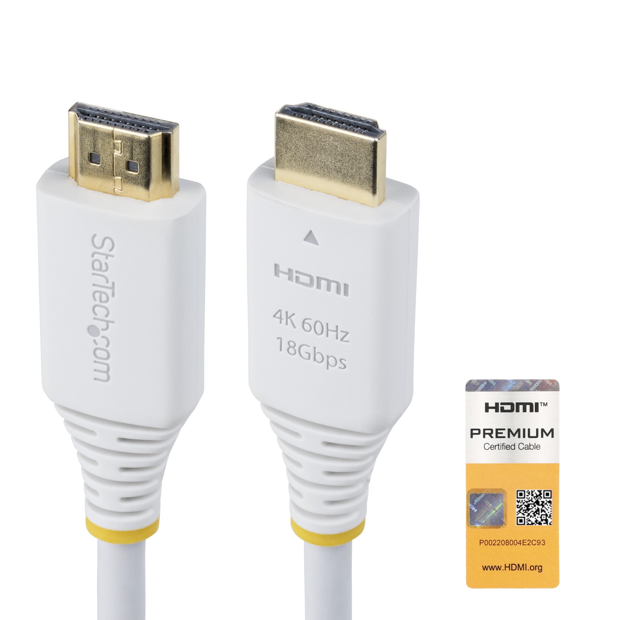 PREMIUM CERTIFIED HDMI CABLE【HDMI2-CABLE-4K60-6FW】