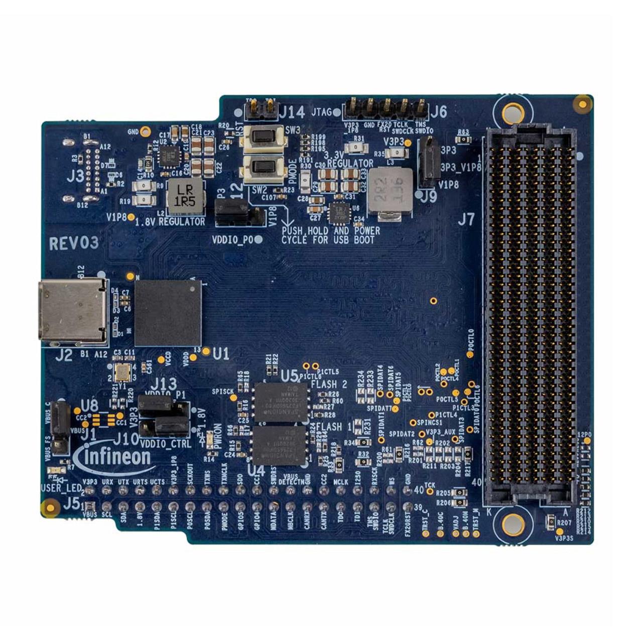 【KITFX5FMC001TOBO1】EZ-USB FX5 DEV KIT"