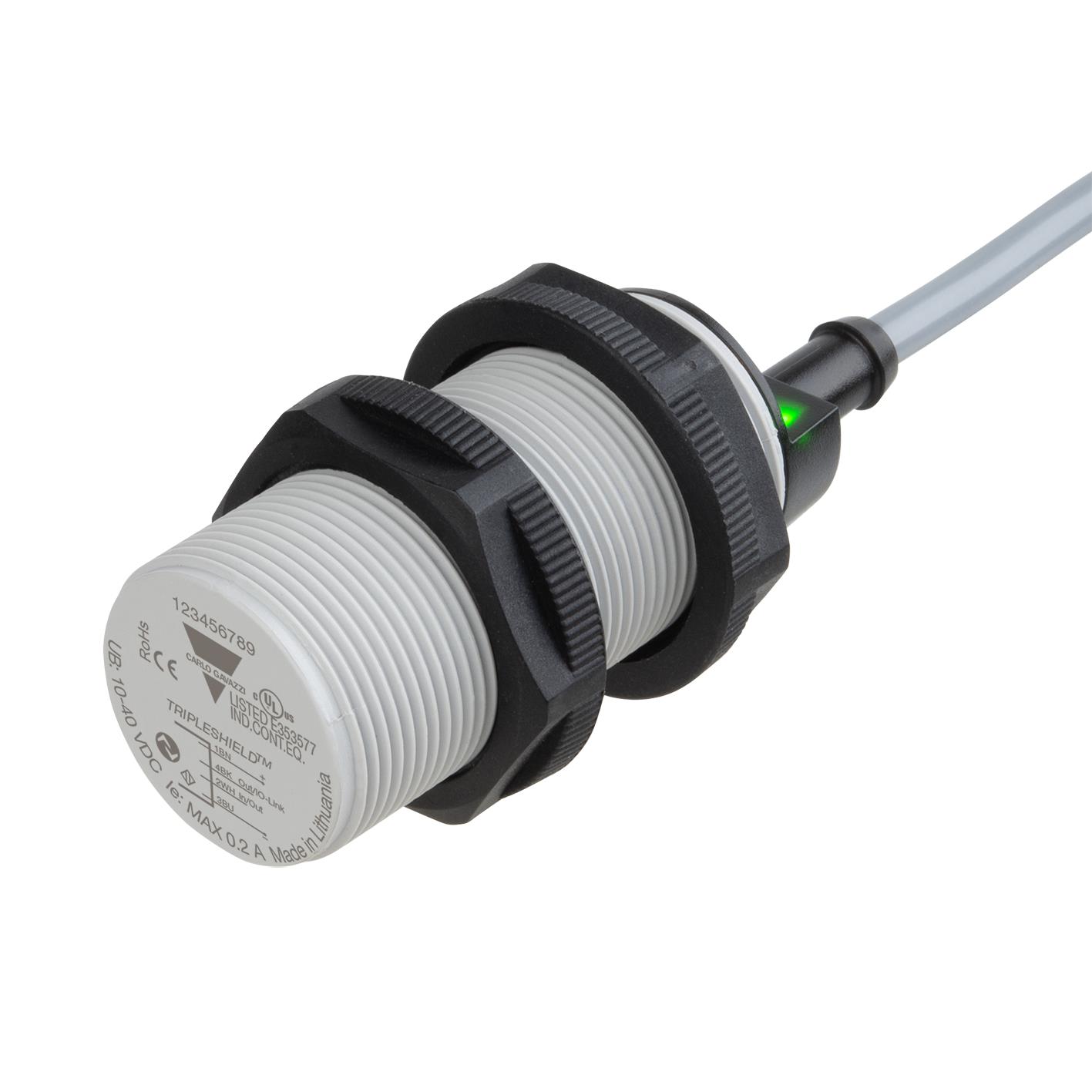 【CA30CBF16BPA2IO】CAPACITIVE PROXIMITY SENSOR, FLU