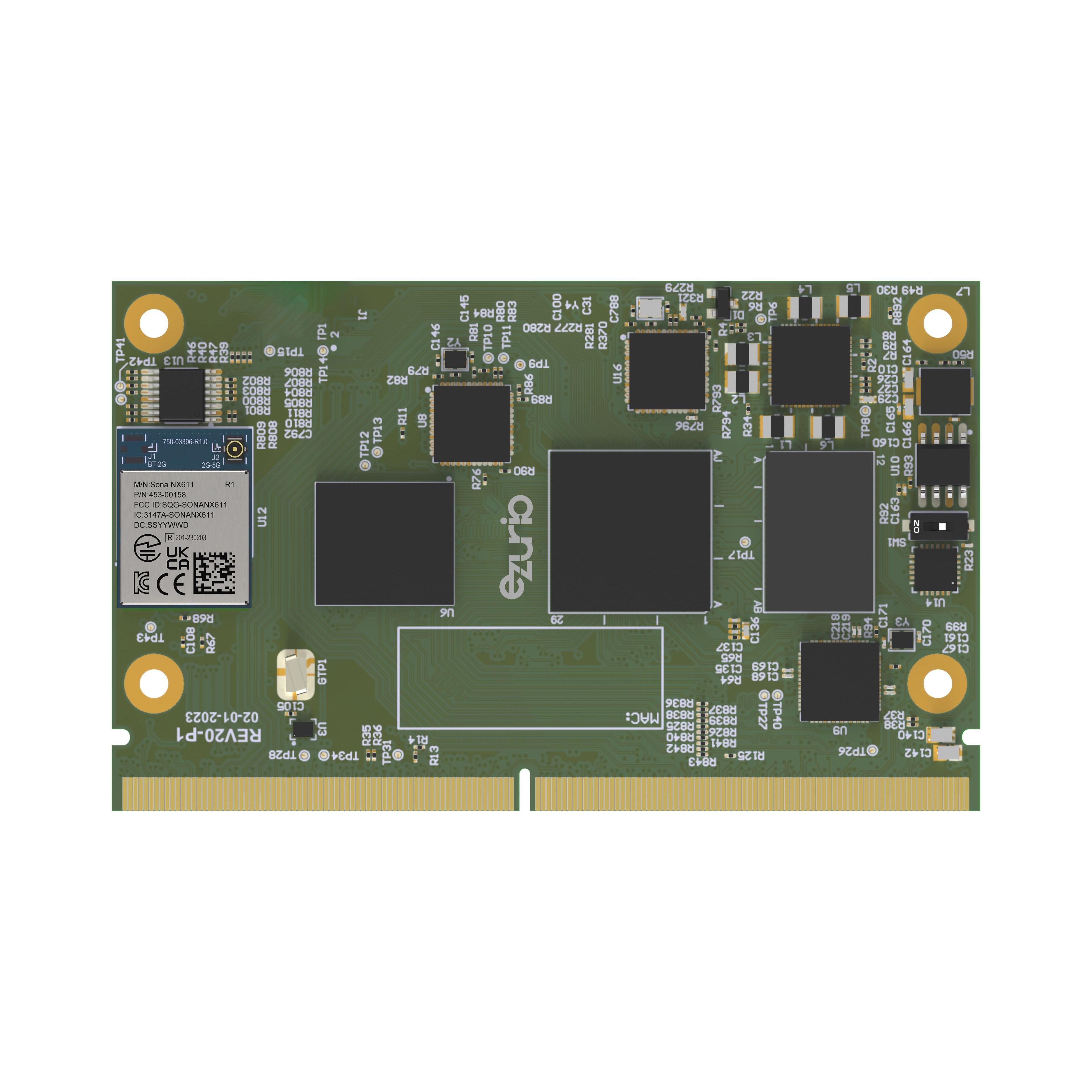 【N8MP_SMARC_SOM_4R16E_NX611_1M_I】NITROGEN8M PLUS SMARC:  I.MX8M Q