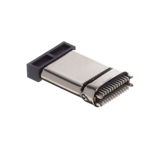 【USB-C20-PLUG-R-BK-HT-PP】CONN PLUG USB 2.0 TYPE C 24POS
