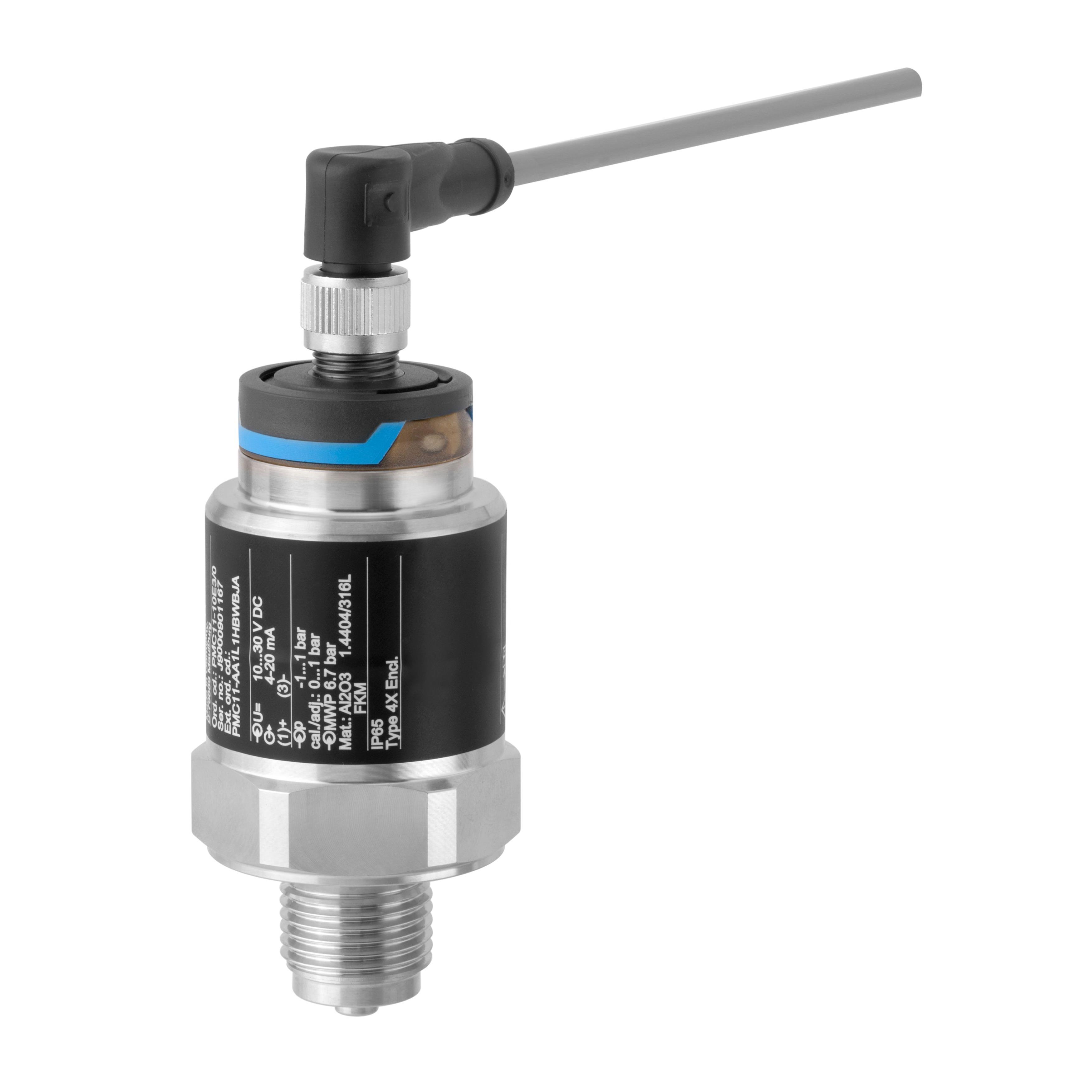 PRESSURE SENSOR 0-10V PLUG M12,【PMC11-AA2L1PBWTJA】
