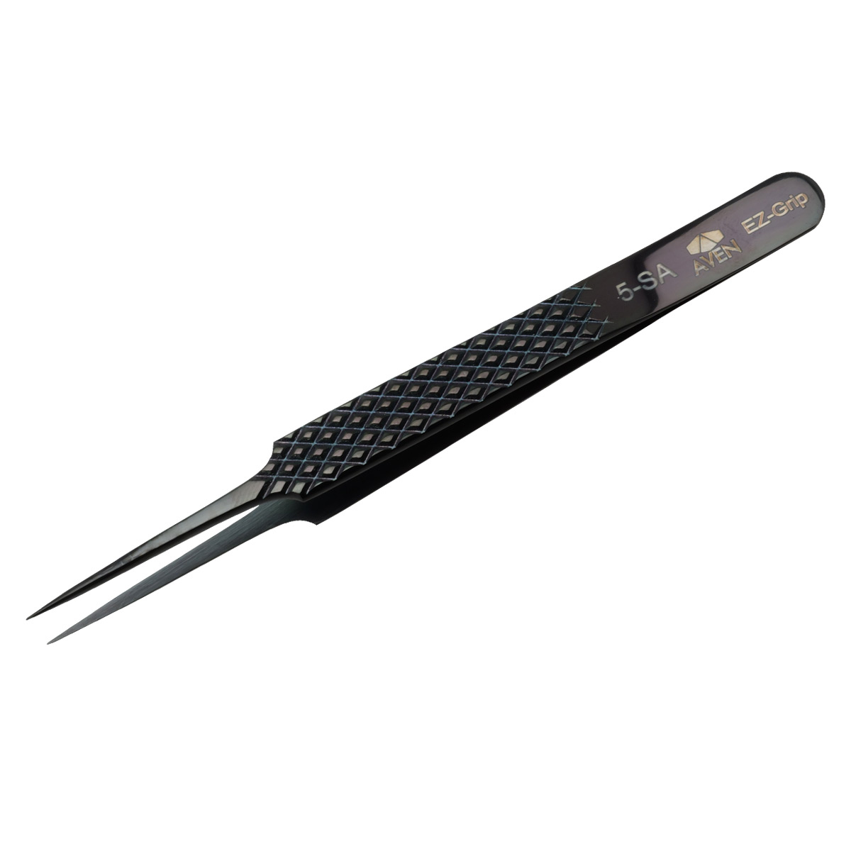 EZ GRIP TWEEZERS PATTERN #5 SS N【18062EGBLK】